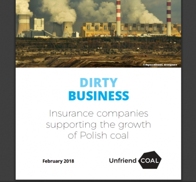 Brudny Biznes: Europejscy ubezpieczyciele wspierający polski sektor węglowy